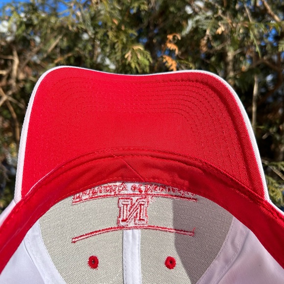 Vintage 90s University Nebraska Huskers The Game Split Bar snapback hat cap NCAA - Picture 8 of 15